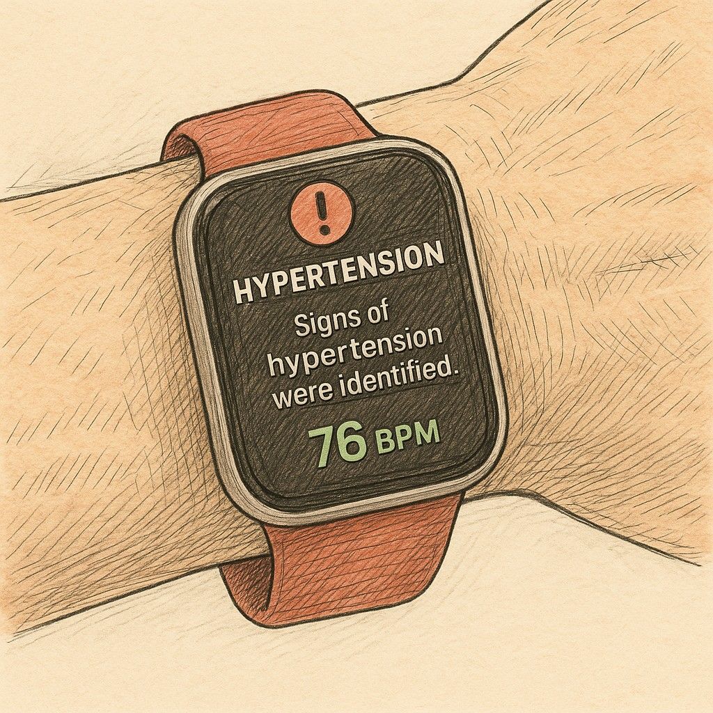Apple Watch warnt vor Hypertonie
